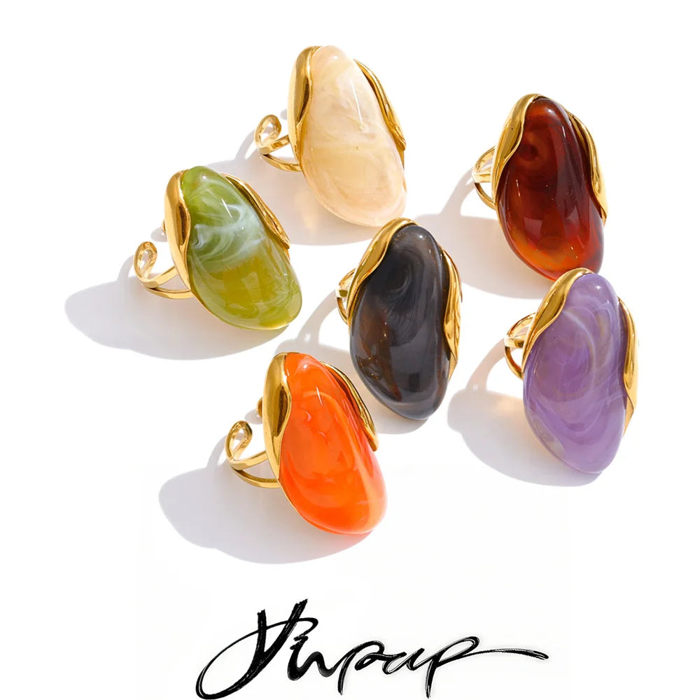 Anillo Resina Mix