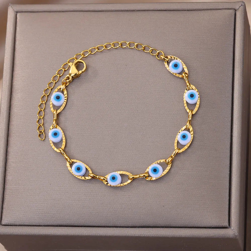 Pulsera Ojo Arcoíris
