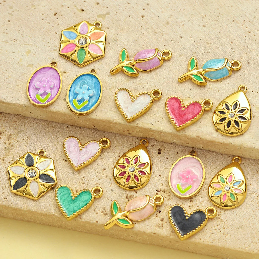Charm Corazón Degradado