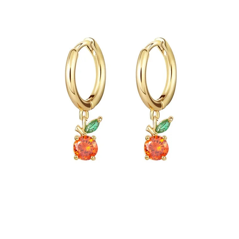 Arracadas Frutitas · Naranja