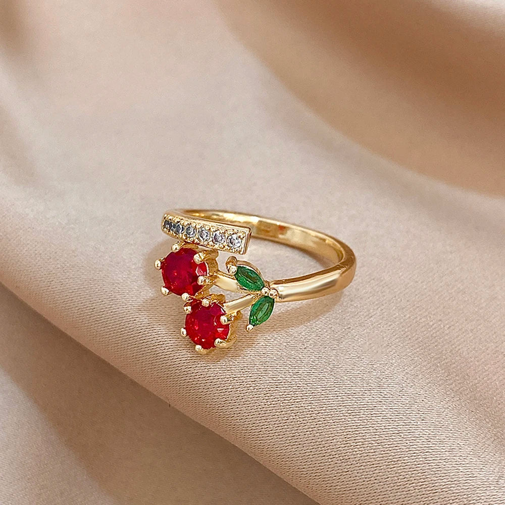 Anillo Cereza · Cereza roja