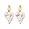 Arracadas Ojo y Corazón · Florecitas