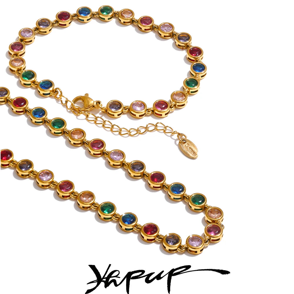 Collar Arcoíris Brillante