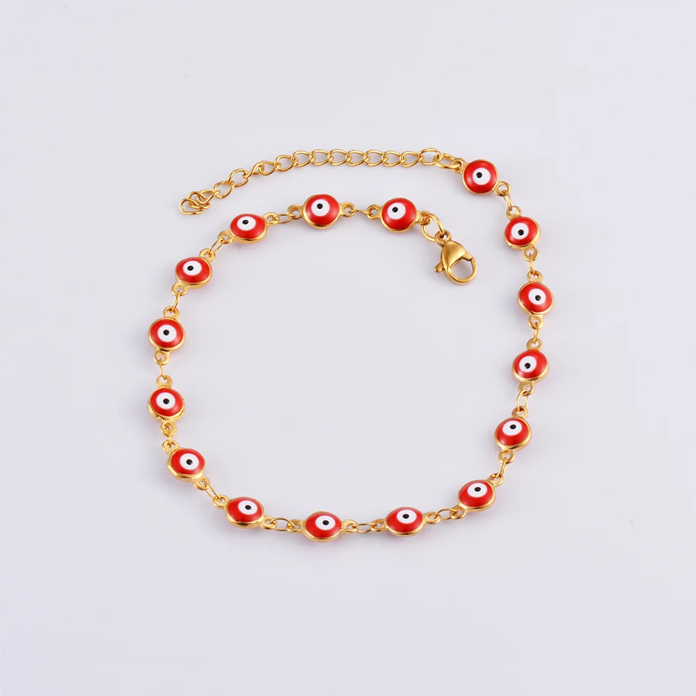 Pulsera Ojo Turco · Rojo