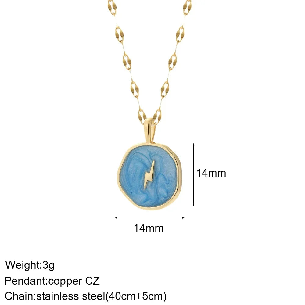 Collar Sol Protector · Ojo azul