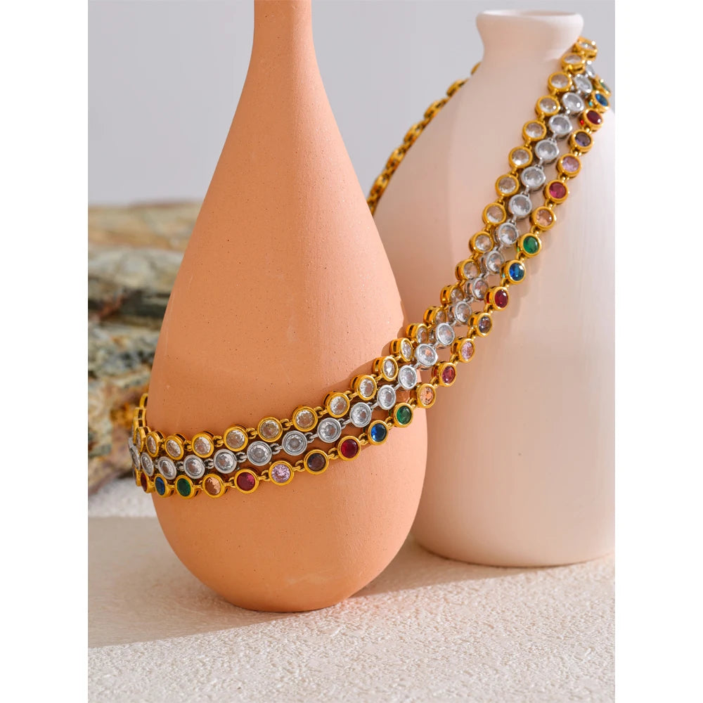 Collar Arcoíris Brillante