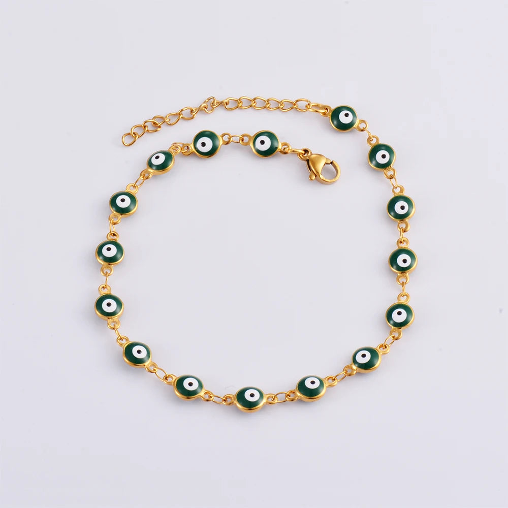 Pulsera Ojo Turco · Verde