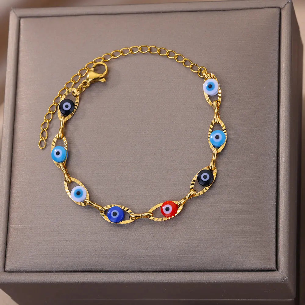Pulsera Ojo Arcoíris · Mix