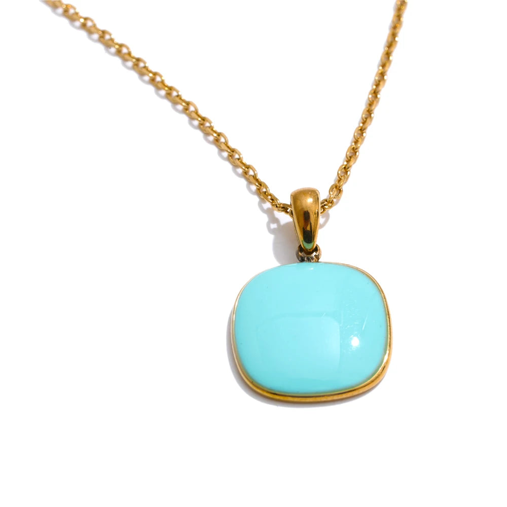 Collar Caramelo · Azul